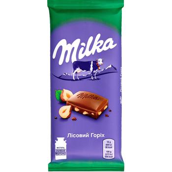 Шоколад Milka с орешками 